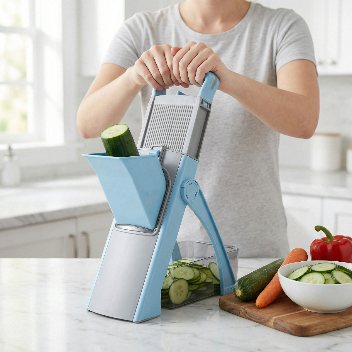 SliceSafe Pro™ Mandoline — Everything You Need